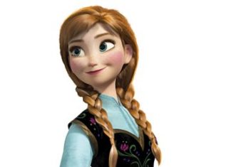 Birthday Decoration : Frozen: Ana Clip Art.