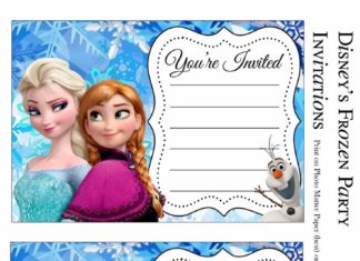 Birthday Decoration : Frozen Party: Free Printable Invitations. – Is it for PARTIES? Is it FREE? Is it…