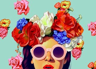 Birthday Decoration : Happy Birthday flowers