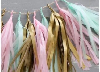 Birthday Decoration : How to make tassel garland- perfect for a celebration & easy to make!