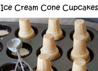Birthday Decoration : Ice Cream Cone Cupcakes–My mom always made these for summer parties! It's a…