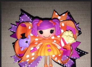 Birthday Decoration : Lalaloopsy Peanut Big Top Hair Bow