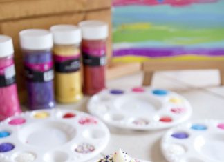 Birthday Decoration : Little Artist Party | Happy 5th Birthday Rowan!!! (via Jen Lula-Richardson)