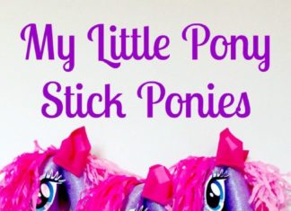 Birthday Decoration : Make your own My Little Pony Inspired Stick Ponies using pool noodles and other …