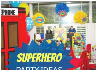 Birthday Decoration : So many awesome details at this Superhero boy birthday party! See more party ide…