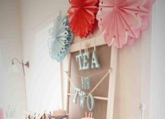 Birthday Decoration : Tea for Two! A little girls tea party.
