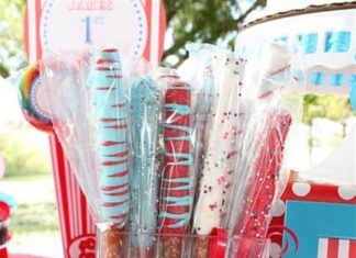Birthday Decoration : carnival birthday party – This would be a fun food/party favor station too. And …