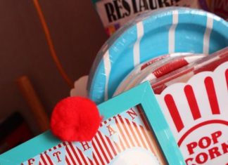 Birthday Decoration : nacho bar with chilli/ hotdogs/ fries/ cheese/ ect.