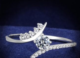 Birthday Gifts Ideas : .50CT Russian Lab Diamond Wedding Band Promise Ring