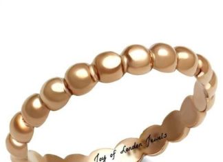 Birthday Gifts Ideas : 14K Rose Gold Wedding Band Ring