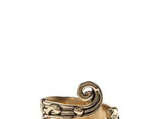 Birthday Gifts Ideas : 14k Gold Plated Sheet Music Wrap Ring