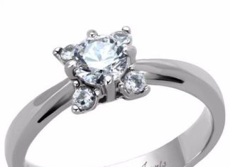 Birthday Gifts Ideas : 1CT Round Cut Solitaire Russian Lab Diamond Engagement Ring