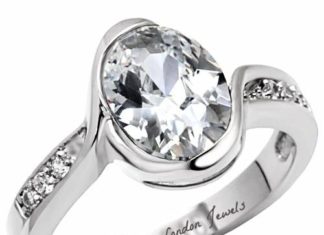Birthday Gifts Ideas : 2.3CT Perfect Oval Cut Russian Lab Diamond Engagement Ring