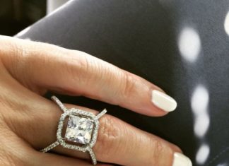 Birthday Gifts Ideas : A Perfect 3.6CT Princess Cut Russian Lab Diamond Ring