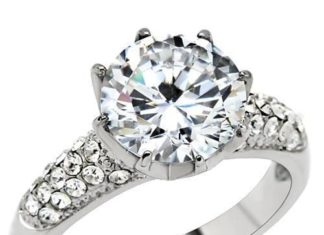 Birthday Gifts Ideas : A Perfect 3.8CT Russian Lab Diamond Engagement Ring