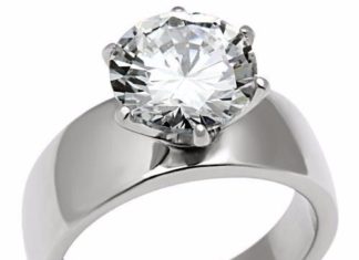 Birthday Gifts Ideas : A Perfect 3CT Round Cut Solitaire Russian Lab Diamond Engagement Ring