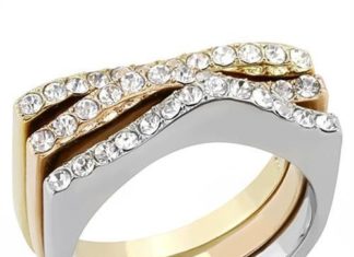 Birthday Gifts Ideas : A Perfect 3TCW Round Cut Russian Lab Diamond Wedding Bands Stacking Ring