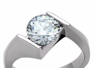 Birthday Gifts Ideas : A Perfect Contemporary 2CT Round Cut Solitaire Russian Lab Diamond Engagement Ri…