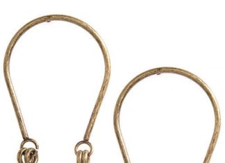 Birthday Gifts Ideas : Antique Gold Bar Fringe Curved Drop Earrings by TheCharmsofLondon on Etsy