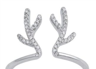 Birthday Gifts Ideas : Antler Russian Lab Diamond Ring