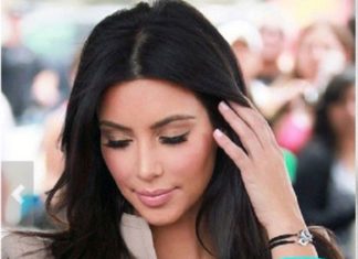 Birthday Gifts Ideas : Celebrity Inspired Blue Evil Eye Silver Bracelet