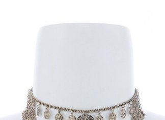 Birthday Gifts Ideas : Draped Chain Coin Fringe Choker Necklace Set