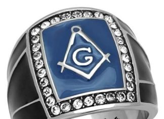 Birthday Gifts Ideas : Men's Freemasonry Stainless Steel Wedding Bands Ring