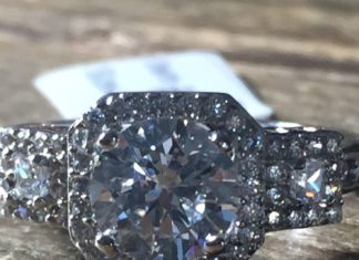 Birthday Gifts Ideas : NEW! 1.3CT Perfect Round Diamond Cut Halo Russian Lab Diamond Engagement Ring