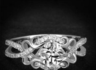 Birthday Gifts Ideas : Perfect 2.5CT Princess Cut Russian Lab Diamond Promise Engagement Anniversary We…