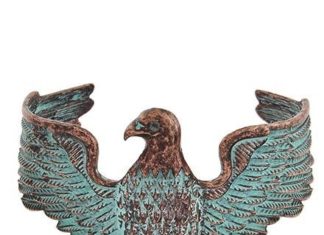 Birthday Gifts Ideas : NEW! Copper Patina Eagle Adjustable Bracelet