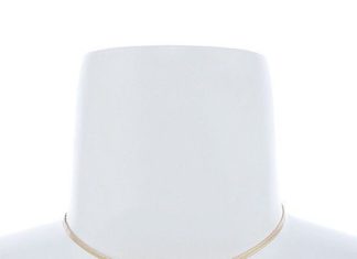 Birthday Gifts Ideas : Simple Gold Bow Choker Necklace