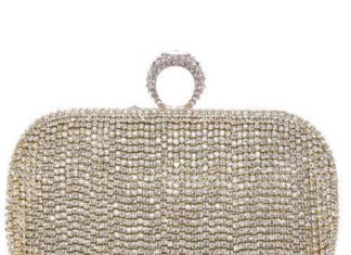 Birthday Gifts Ideas : The Brittany Gold Rhinestone Evening Handbag