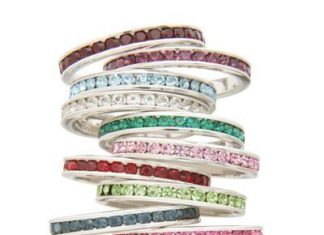 Birthday Gifts Ideas : The Classic 2TCW Round Cut Emerald Green Russian Lab Diamond Wedding Band Eterni…