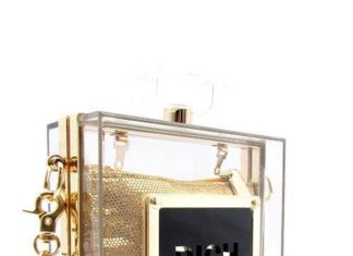 Birthday Gifts Ideas : The Designer Perfume Bottle Evening Clutch Handbag