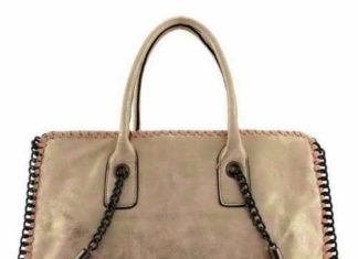 Birthday Gifts Ideas : The Kathryn Pink & Tan Foil Textured Chain & Top Handle Handbag