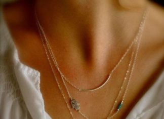 Birthday Gifts Ideas : Trendy Gold Hamsa Fatima Hand Evil Eye Turquoise Three Layers Necklace Body Jewe…