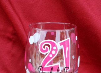 Birthday Gifts Inspiration : 21st Birthday wine glass. 21 Ready for Fun! 21st Birthday gift. 21st Birthday gi…