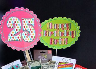 Birthday Gifts Inspiration : Birthday Gift Basket Idea with Free Printables