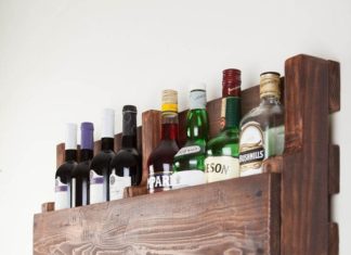 Birthday Gifts Inspiration : Casier à vin mural wine rack mur support bois le vin