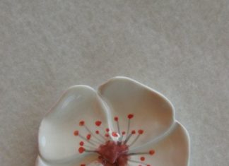 Birthday Gifts Inspiration : Cherry Blossom fleur, anneau plat, bol souvenir, titulaire de sachet de thé, Tr…