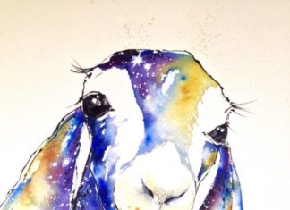 Birthday Gifts Inspiration : Cosmo the Goat Art Print friends m one of my original watercolors. Different si…