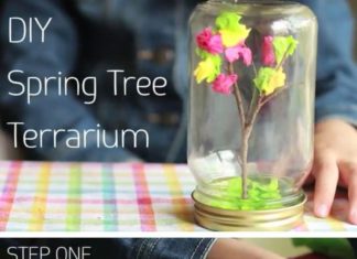 Birthday Gifts Inspiration : DIY Spring Terrarium | Easy Mothers Day Crafts for Kids to Make | DIY Birthday G…