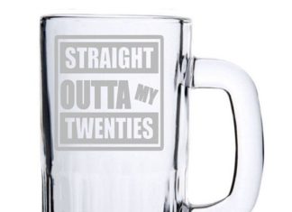 Birthday Gifts Inspiration : ETCHED glass, 30th birthday gift ideas, 30th birthday gift for him, funny birthd…