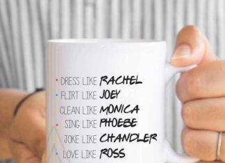 Birthday Gifts Inspiration : FRIENDS TV Show Mug, dorm decor, f.r.i.e.n.d.s, best friend mugs, phobe, rachel,…