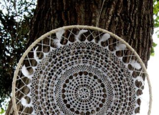 Birthday Gifts Inspiration : Grand dream catcher, Attrapeur de rêve géant avec des plumes, bohème Tenture …