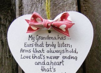 Birthday Gifts Inspiration : Handmade Heart No1 Grandma Mum Nanny Mothers Day Birthday Gift Sign Present 10cm