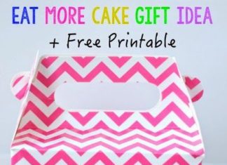 Birthday Gifts Inspiration : Love this birthday gift idea to give someone cake with this cute free printable!