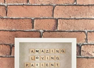 Birthday Gifts Inspiration : Mothers day frame,mothers day gift,Scrabble frame, birthday gift for mom, wall a…