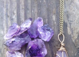 Birthday Gifts Inspiration : RAW collier améthyste collier améthyste guérison par dieselboutique