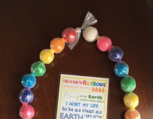 Birthday Gifts Inspiration : Rainbow Gumball Necklace Tutorial (Baptism Birthday Gift Idea)